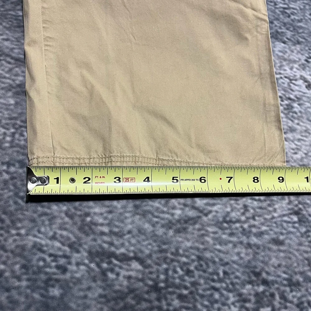NWT J. Crew Cargo Pants Relaxed Fit Mens 34x30 Tan Ripstop Utility